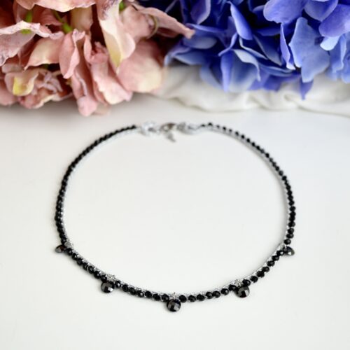 NOVITA’ Girocollo Luce Nero – base argento