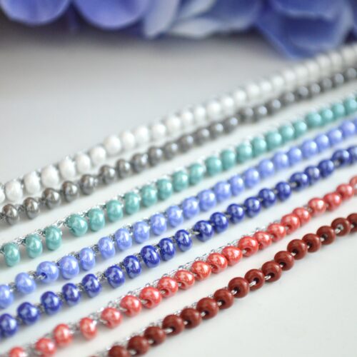 Girocollo Camelia – base argento